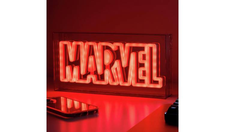 Marvel Neon Effect LED Novelty Light - Red