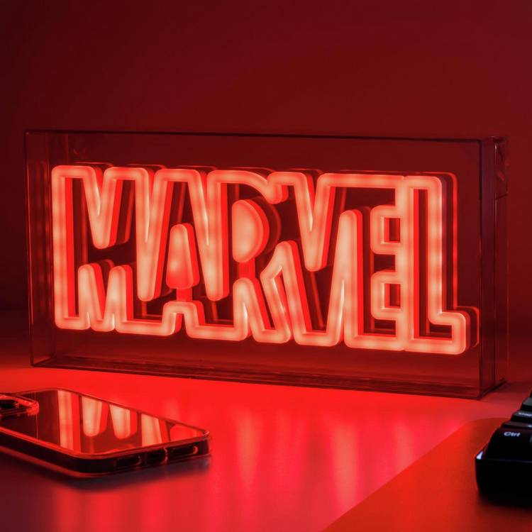 Marvel Neon Effect LED Novelty Light - Red 0