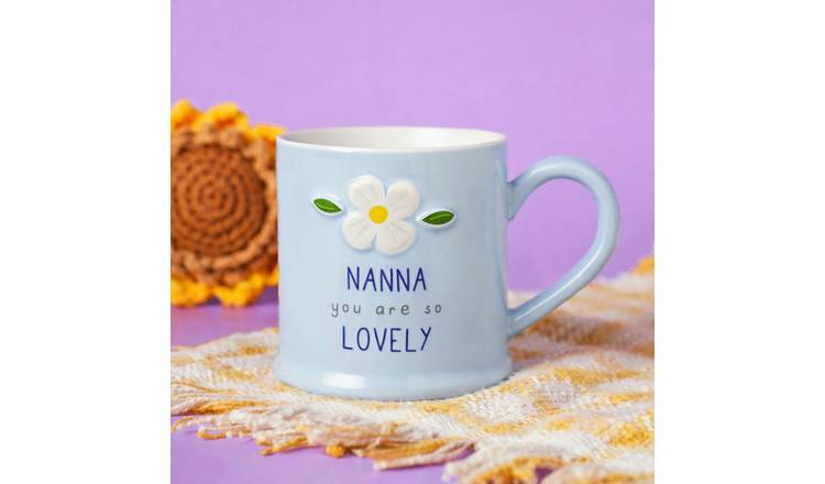 Widdop Love Life Soft Blue Ceramic Mug - Nanna