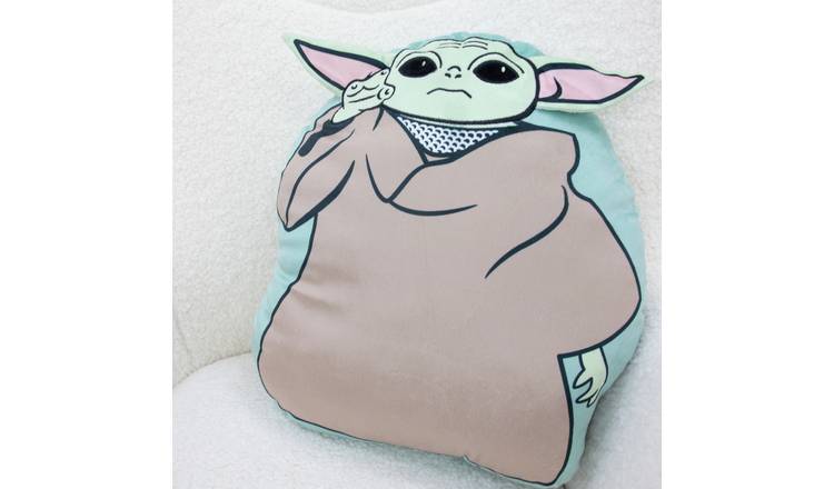 Mandalorian Friend Shaped Cushion - 40x36cm