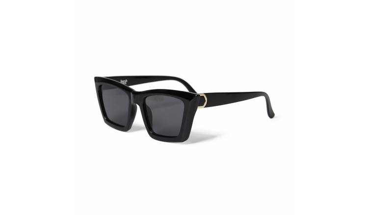 Liars & Lovers Black Angled Cateye Sunglasses