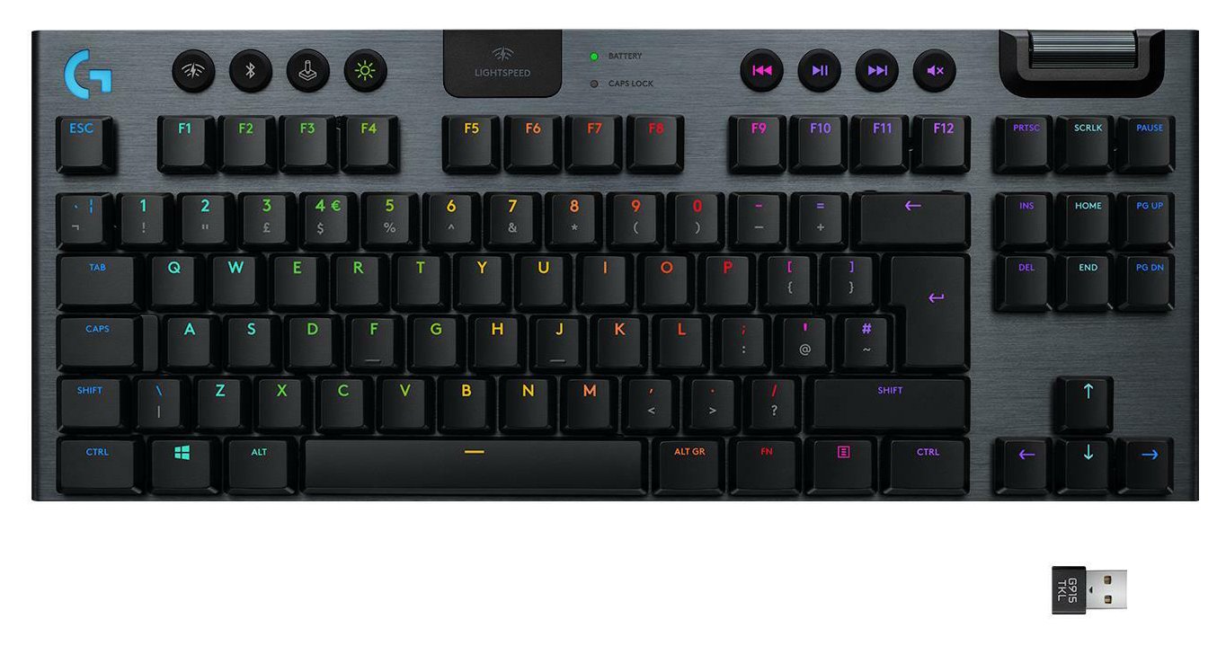 Logitech G915 TKL Lightspeed RGB Wireless Gaming Keyboard