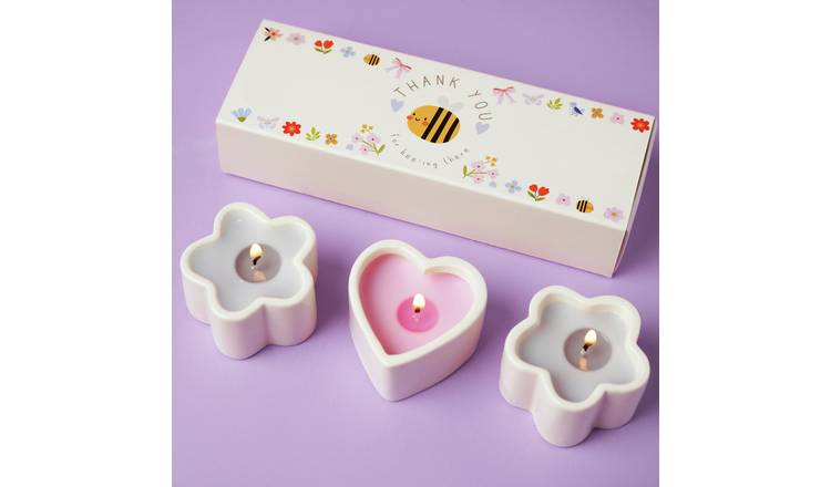 Widdop Love Life Mini Candle Gift Set Of 3 - Thank You