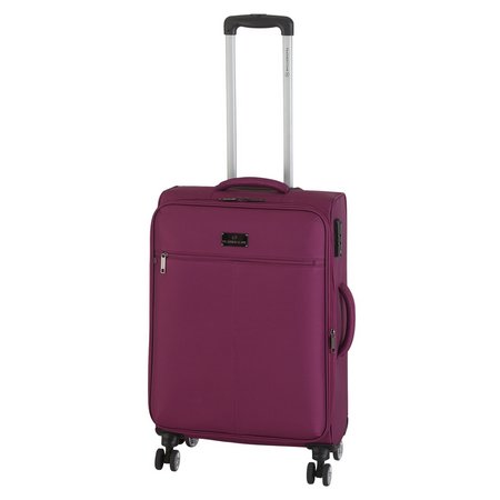 Featherstone 8 Wheel Soft Medium Suitcase - Purple