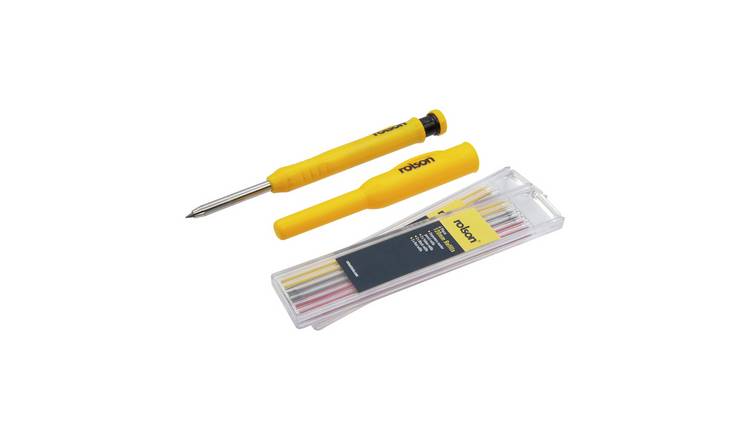 Rolson 150mm Carpenters Marker with 12 Piece Refills