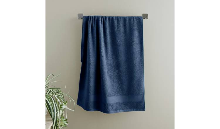 Catherine Lansfield Anti Bacterial Hand Towel - Navy
