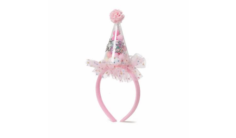 Flitzy Birthday Pom Pom Headband