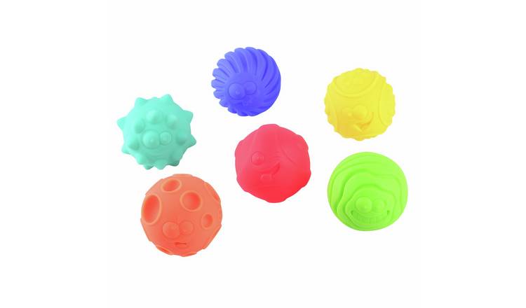 Chad Valley Rainbow Textured Balls