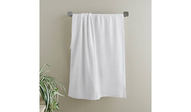 Catherine Lansfield Anti Bacterial Hand Towel - White