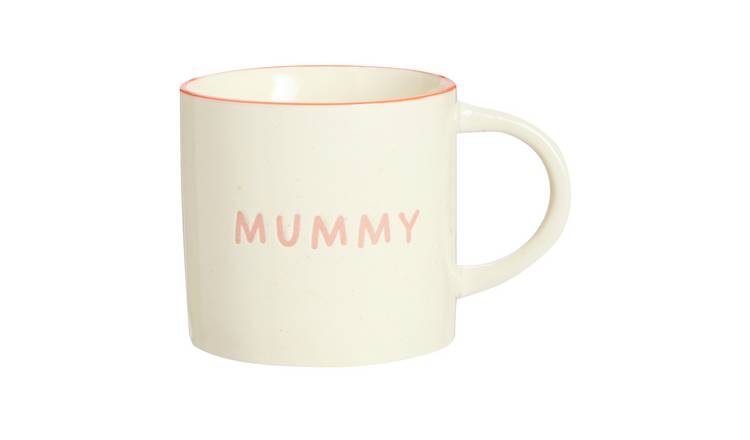 Argos Home Mummy Cream Matte Ceramic Mug