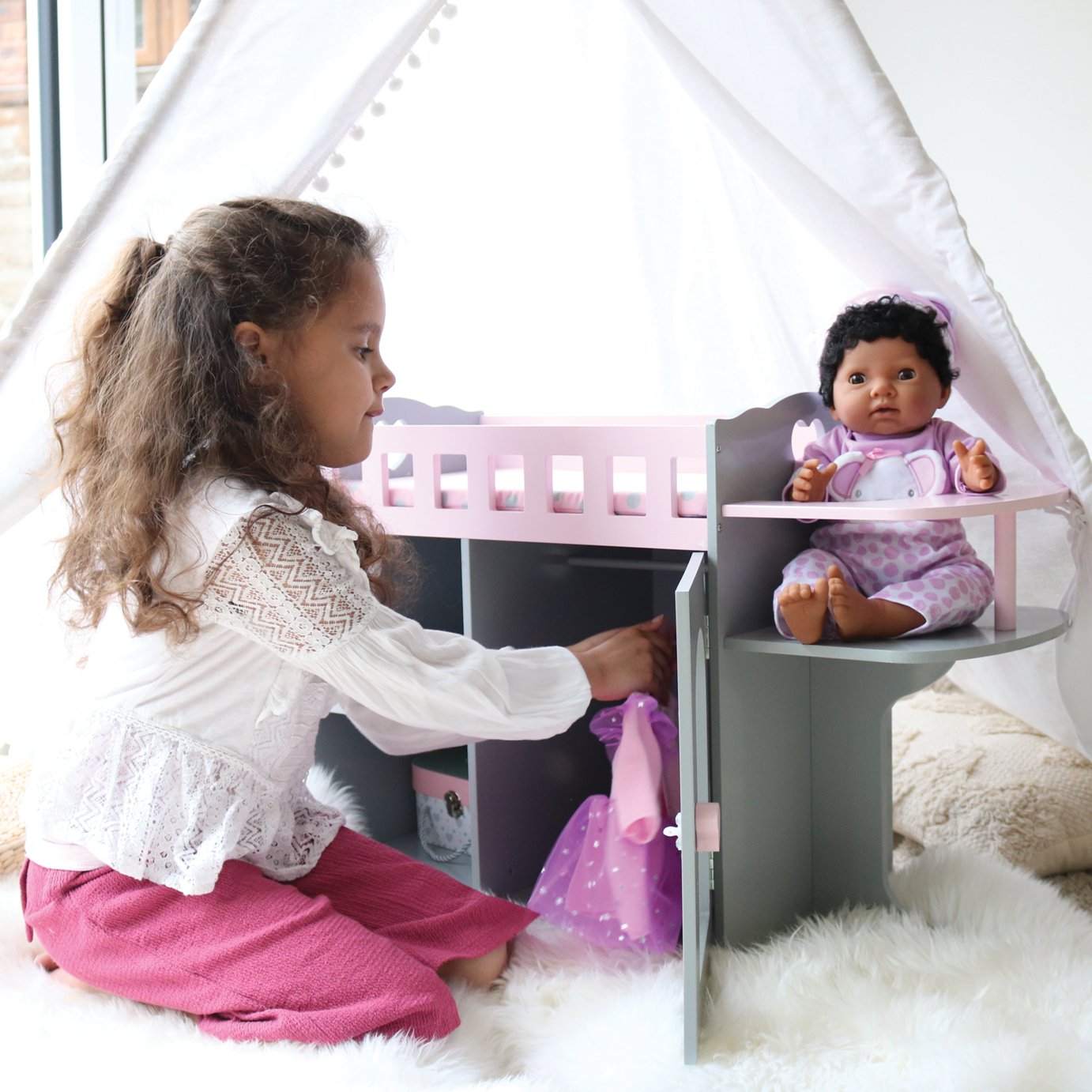 doll changing station argos