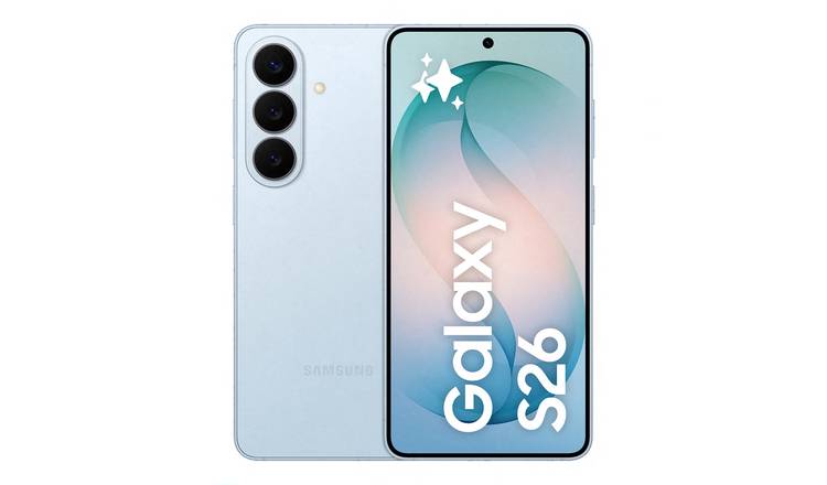 SIM Free Samsung Galaxy S26 5G 512GB Phone - Blue Pre-Order