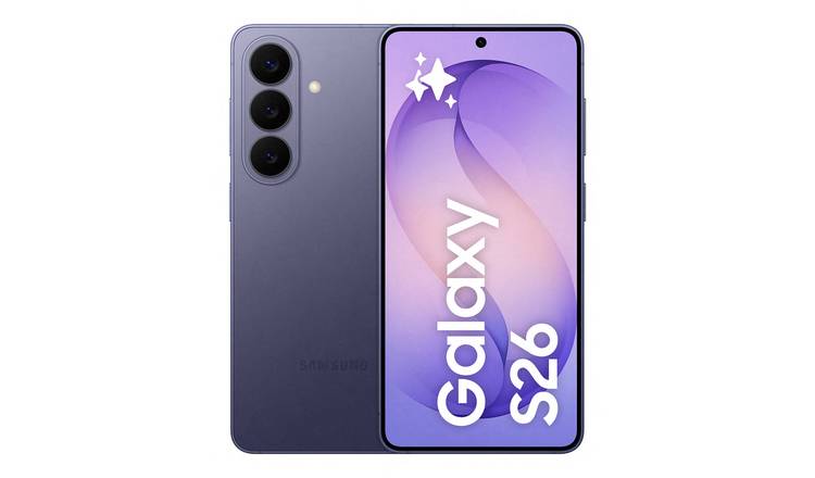 SIM Free Samsung Galaxy S26 5G 512GB Phone Violet Pre-Order