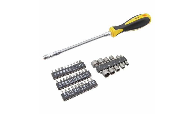 Rolson 41 Piece Flexible Screwdriver Bit Set