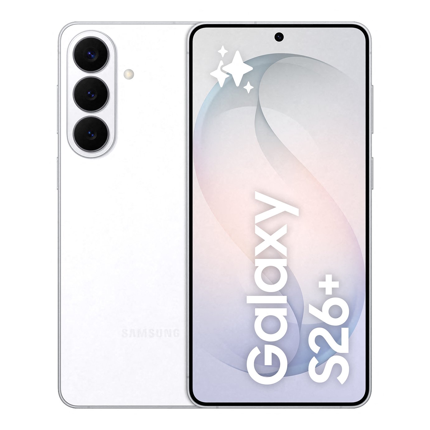 SIM Free Samsung Galaxy S26+ 5G 256GB AI Mobile Phone White