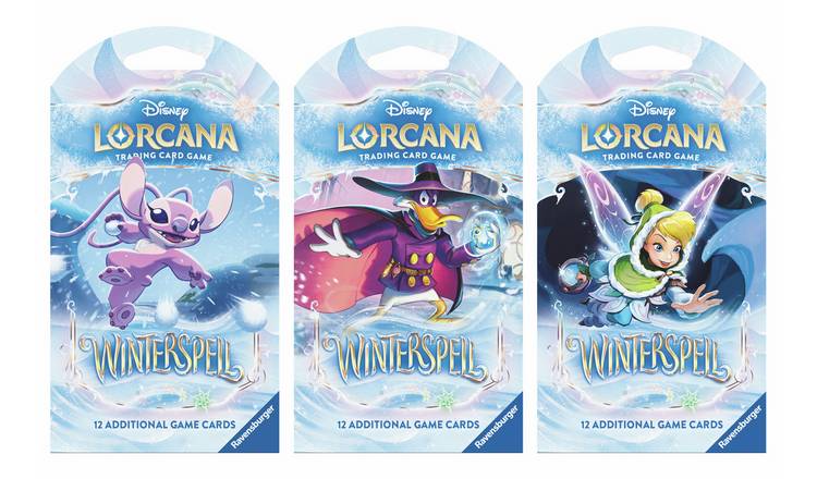 Disney Lorcana Winterspell Trading Cards - Pack of 3
