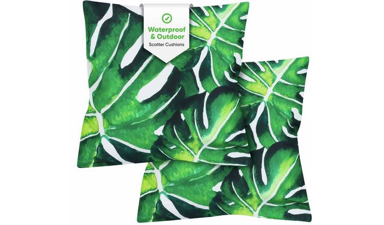 Streetwize Garden Banana Leaf Chair Cushion - Pack of 2