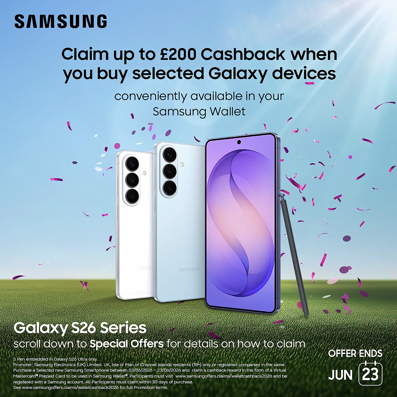 Buy SIM Free Samsung Galaxy S26 Ultra 5G 256GB AI Phone - Blue