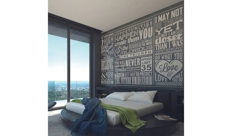 Origin Murals Chalk Quotes Blackboard Wall Mural