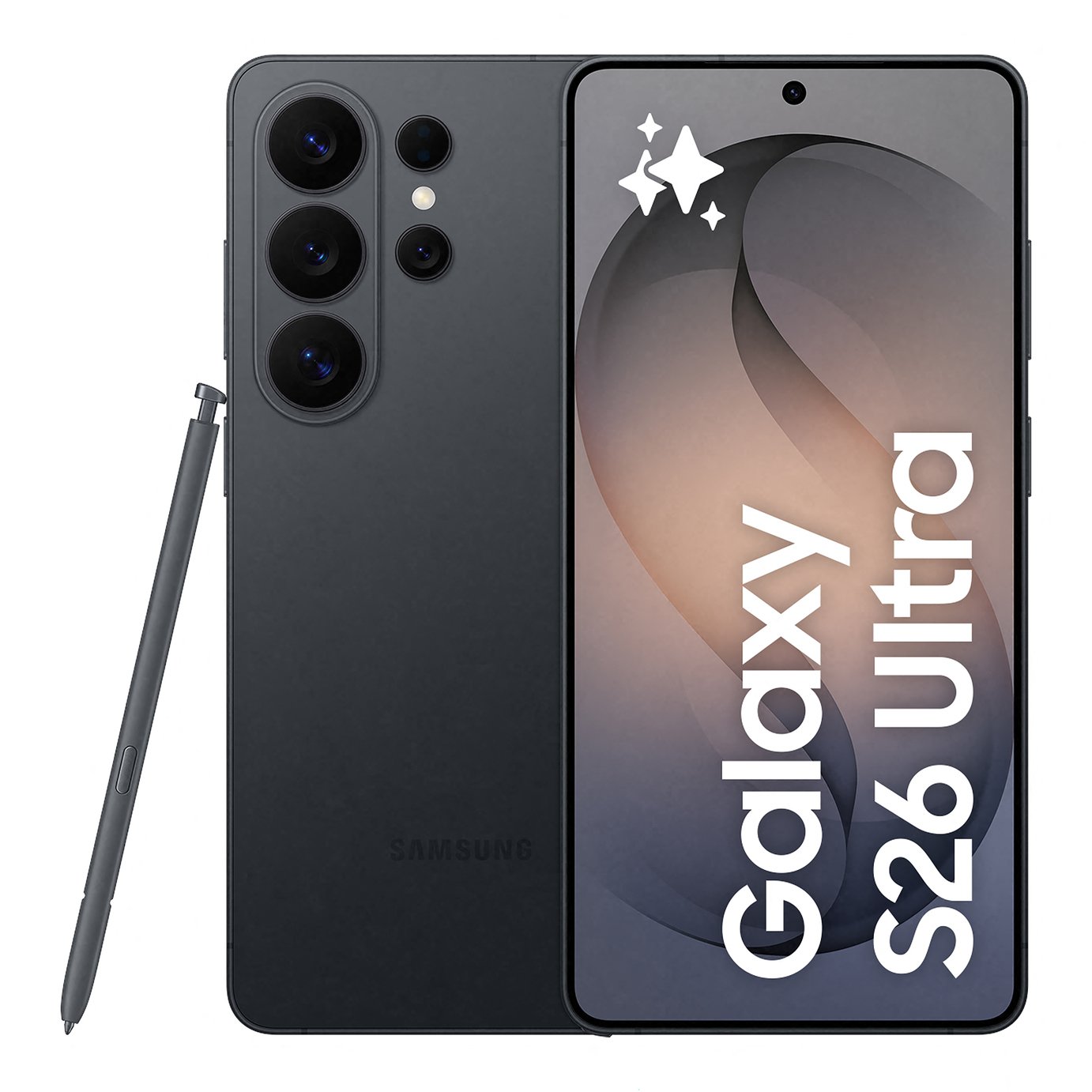 SIM Free Samsung Galaxy S26 Ultra 5G 512GB AI Phone - Black