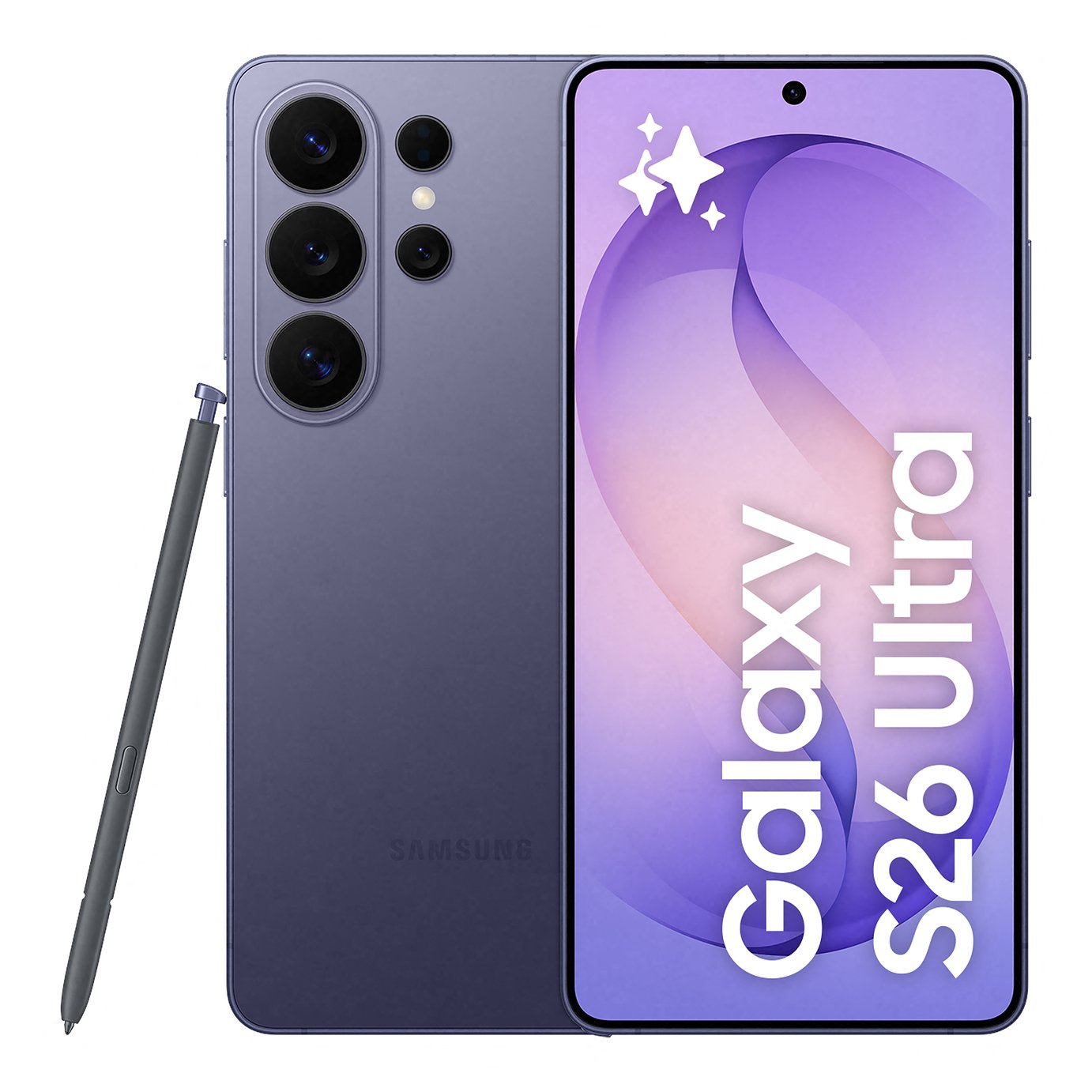 SIM Free Samsung Galaxy S26 Ultra 5G 512GB AI Phone Violet