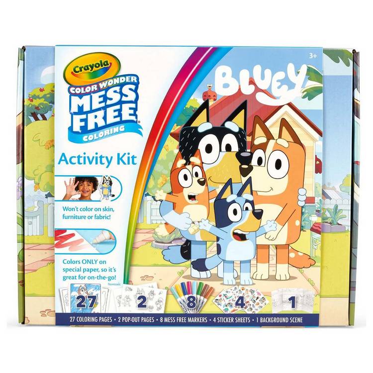 Crayola Bluey Colour Wonder Activity Set 0