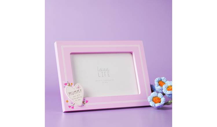 Widdop Love Life Heart MDF Frame 6x4" - Mummy
