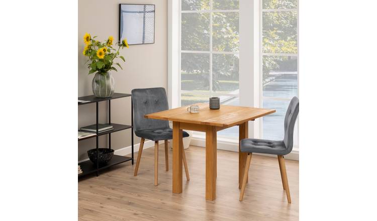 Furniture To Go Kenley Folding 2 Seater Dining Table-Natural