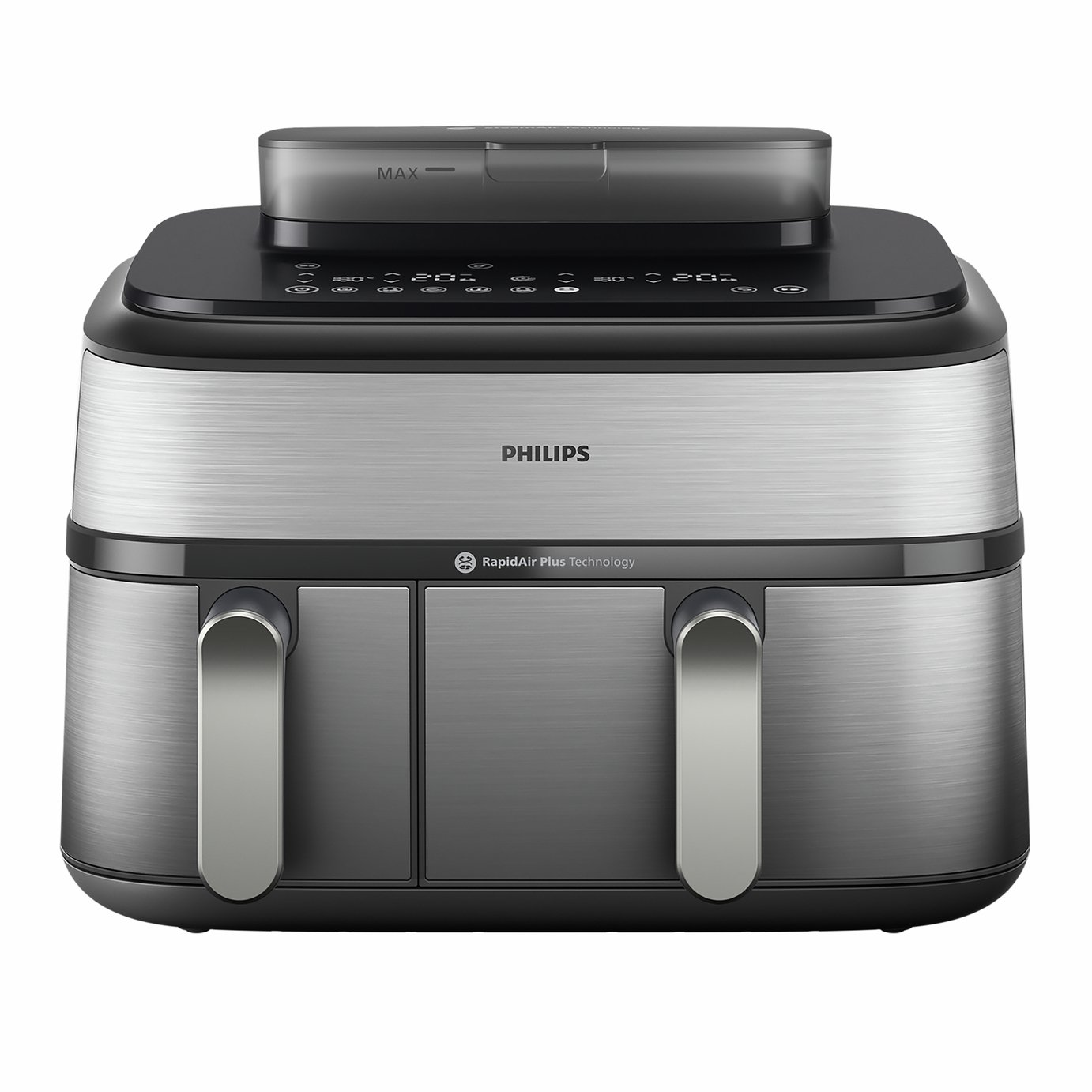 Philips 5000 Series Dual Basket Steam Air Fryer - Silver