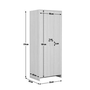 Buy Argos Home Seville 2 Door Wardrobe Grey Oak Effect