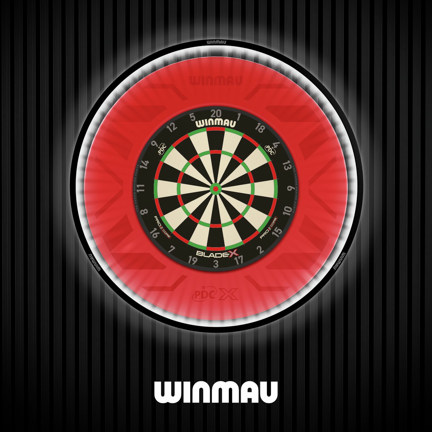 Winmau Xtreme dartboard set incl. cabinet