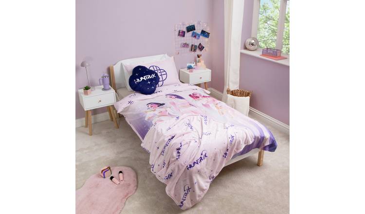 KPop Demon Hunters Kids Lilac Bedding Set - Single