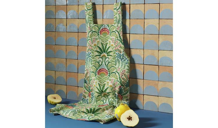 Habitat x Sanderson & National Trust Apron - Green