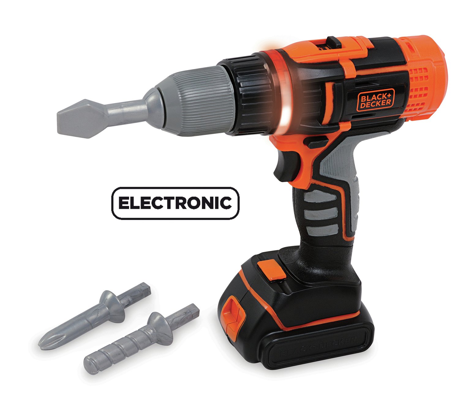 Smoby Toy Black + Decker Electric Drill 
