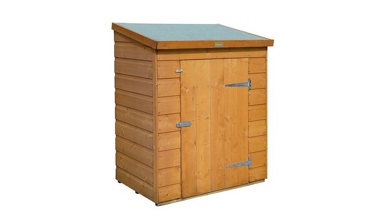 Rowlinson 520L Shiplap Patio Store Garden Storage Box -Brown