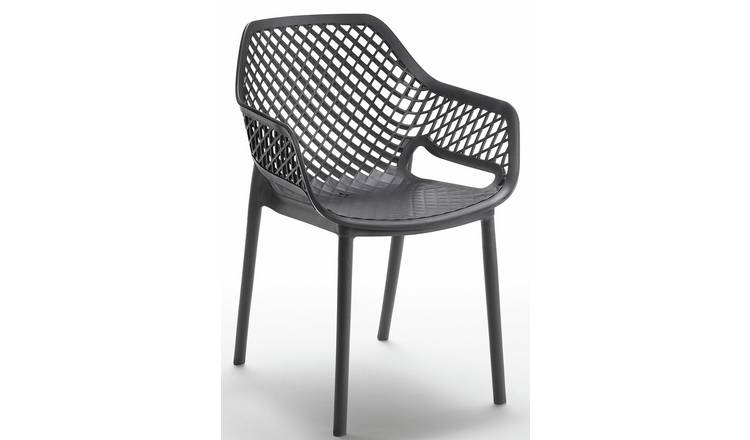 Bica Kyara Contract Stacking Chair - Charcoal