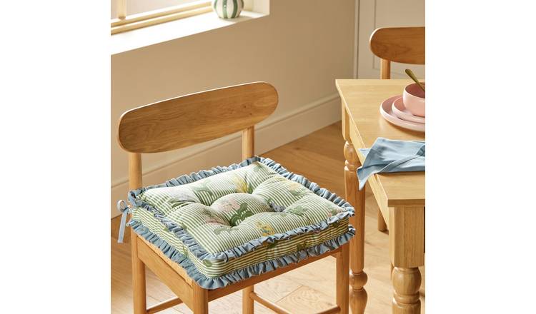 Argos Home Summer Fair Green Cushion Pads 2 Pack - 40x40cm