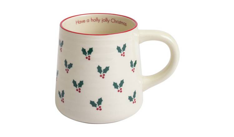 Argos Home Have A Holly Jolly Christmas Mug - 410ml