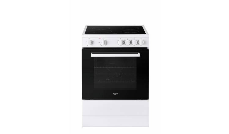 Bush FSC60W 60cm Single Cavity Electric Cooker - White