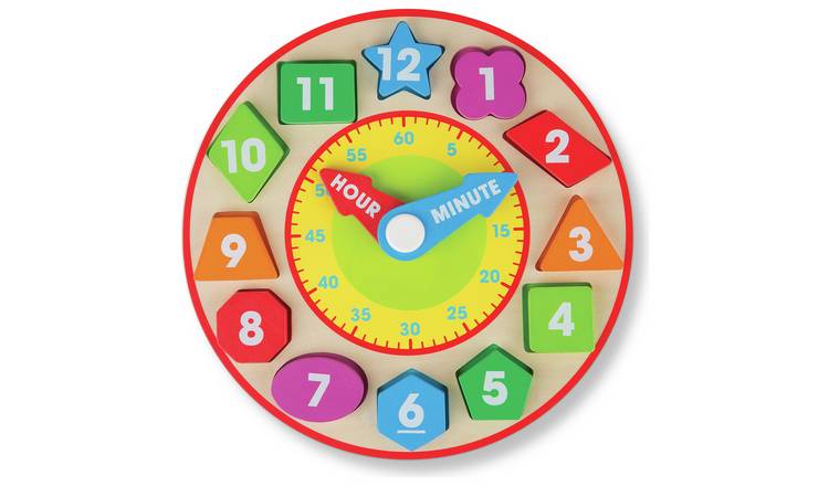 Melissa & Doug Shape Sorting Clock