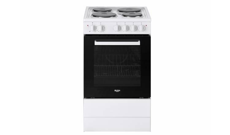 Bush FSSP50W 50cm Single Cavity Electric Cooker - White