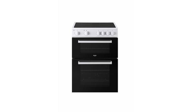Bush FTC60W 60cm Twin Cavity Electric Cooker - White