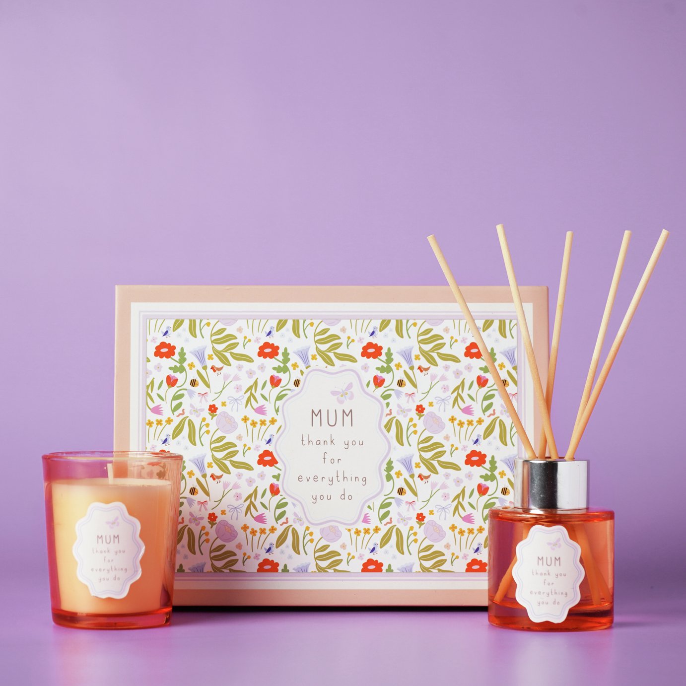 Widdop Love Life Mini Candle & Diffuser Gift Set – Mum
