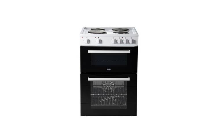 Bush FTSP60W 60cm Twin Cavity Electric Cooker - White