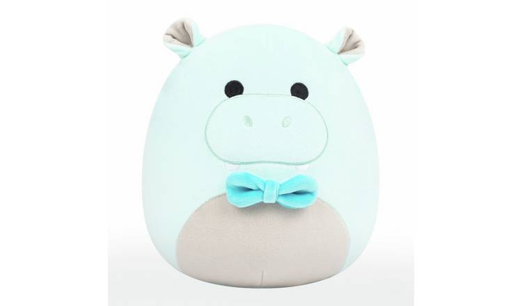 Squishmallows 7.5-Inch Hank The Teal Hippo Soft Toy