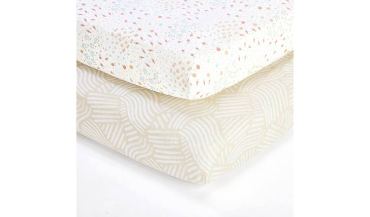 Tutti Bambini Cozee Crib 2pk Good Life Fitted Sheets