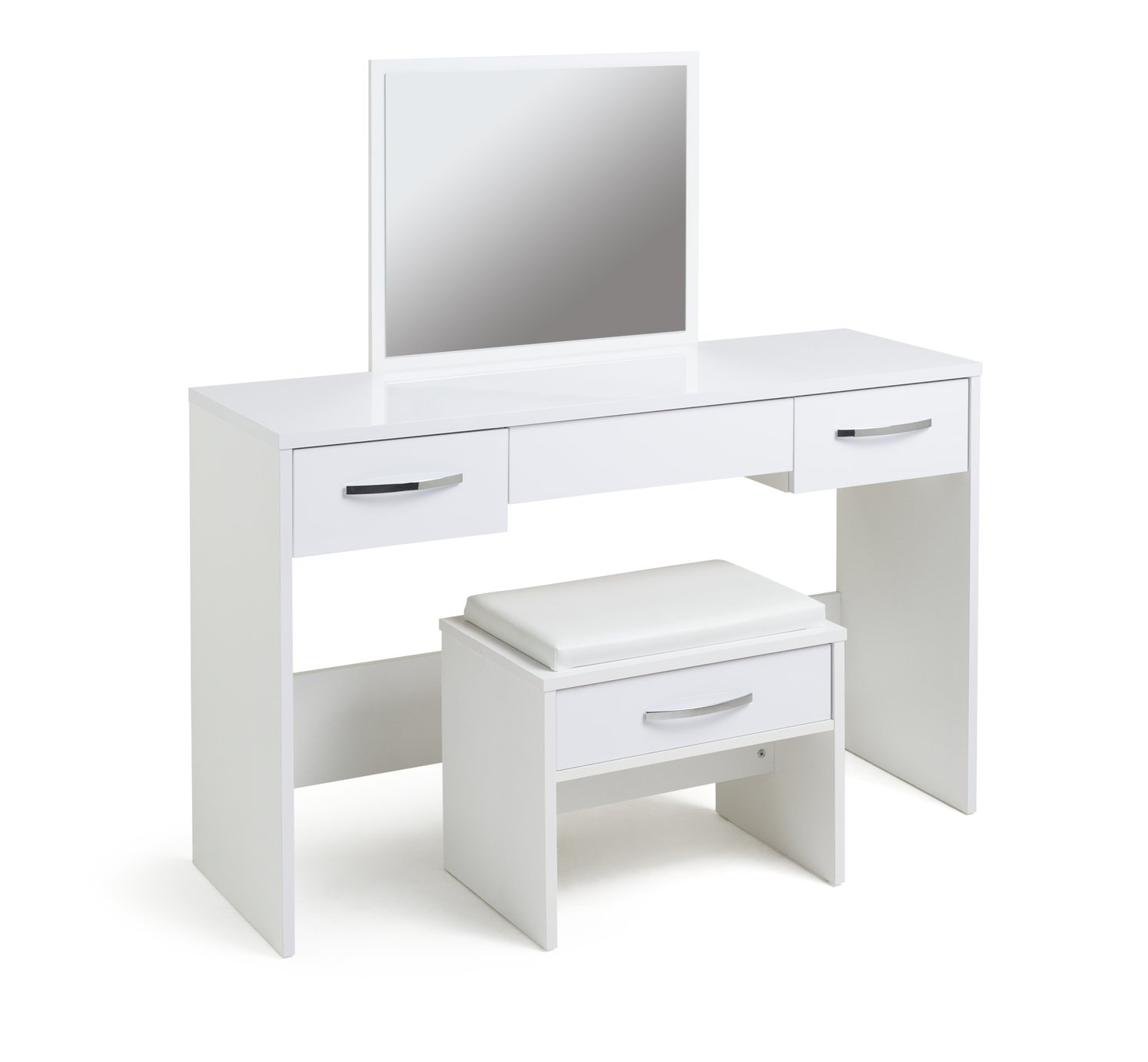 Argos Home Hallingford Gloss Dressing Table - White