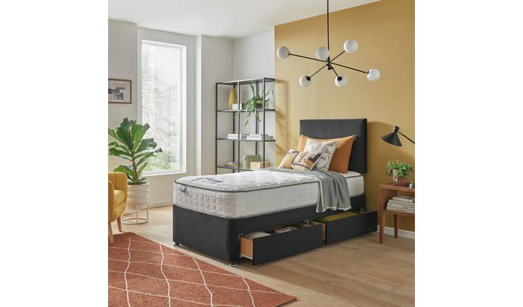 Buy Silentnight Middleton 800 Pkt Comfort 2drw Divan Ccoal Sgl Ottoman And Storage Beds Argos