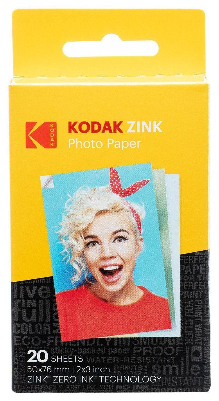 Kodak Zink Printomatic Paper - 20 Sheets