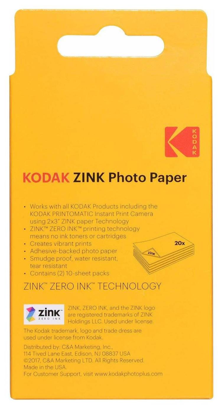 Kodak Zink Printomatic Paper Reviews